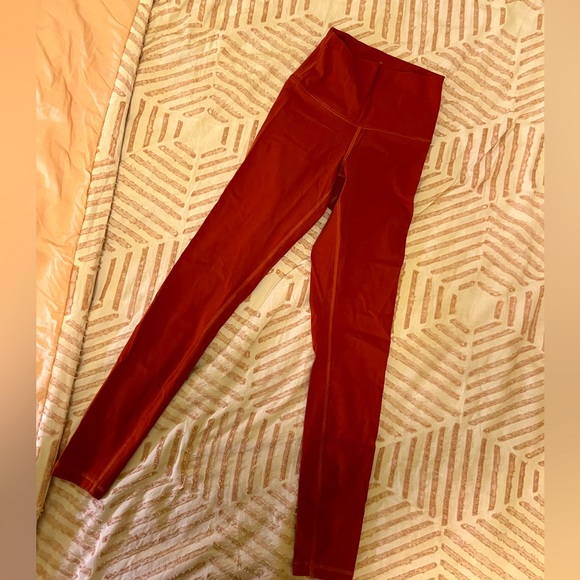 Everlane ReNew performance leggings. XXS. Bright red/orange-red. - Picture 2 of 2
